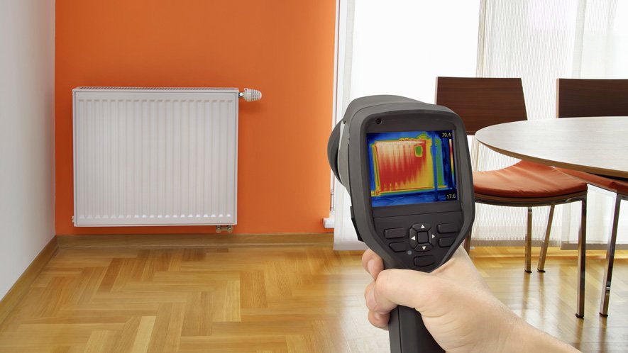 Power flush radiator in Beaconsfield